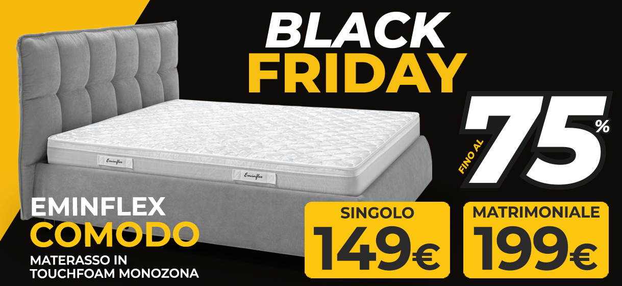 Sconto del 75% sul materasso Eminflex Comodo