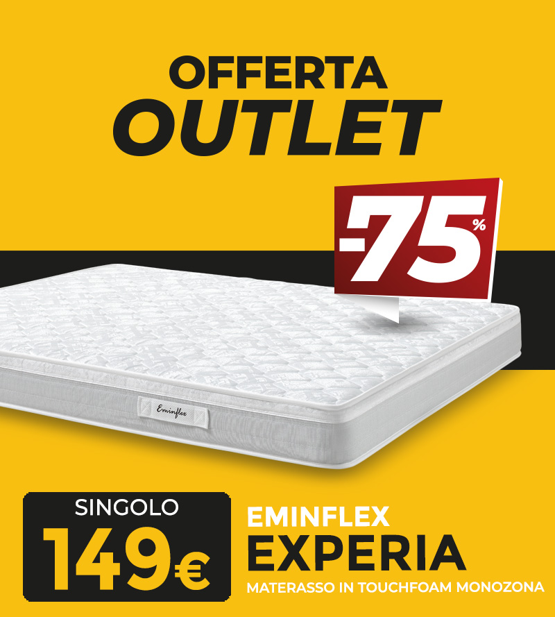 Eminflex offerta materasso Experia singolo